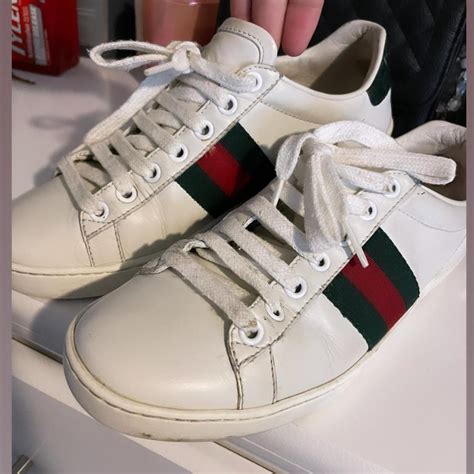 gucci sneakers green and red|Gucci sneakers green bottom.